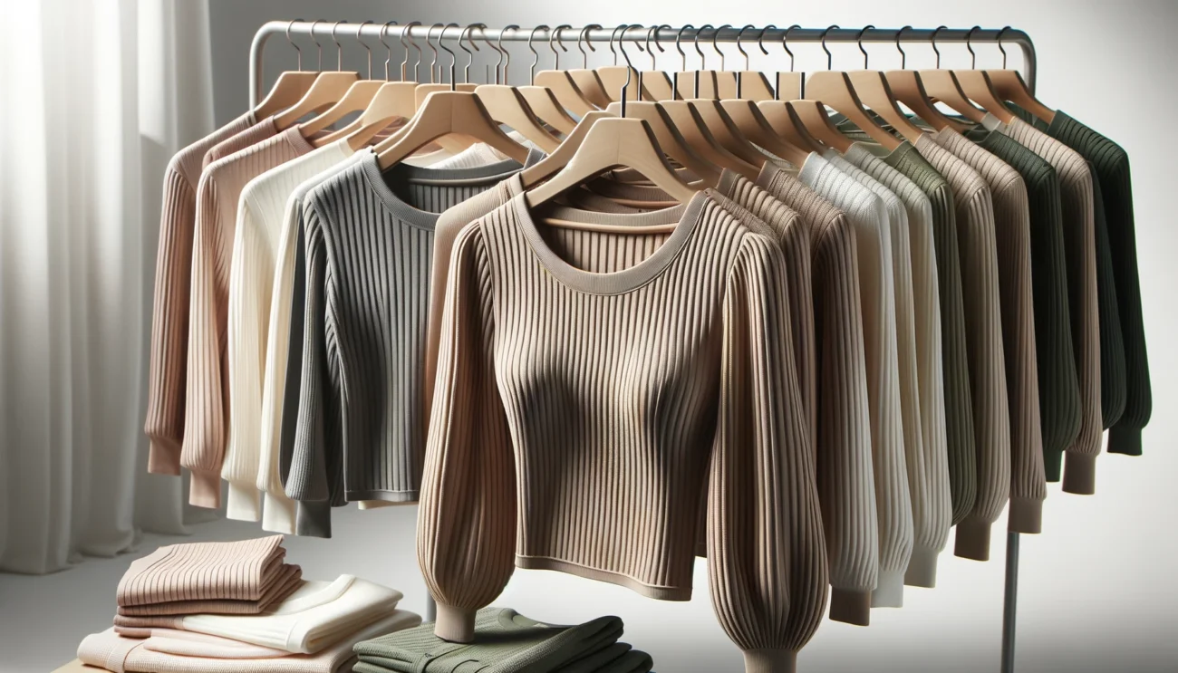 Ribbed Cotton Blouse Trends 2025 Stylish Full & Half Sleeve Designs for Women in Bangladesh